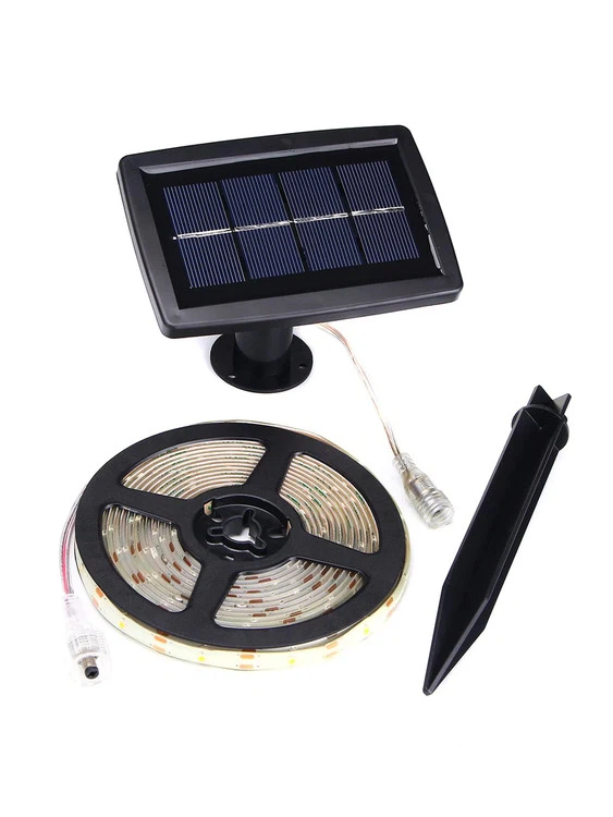 Solar LED Strips RGB/Warm White Light