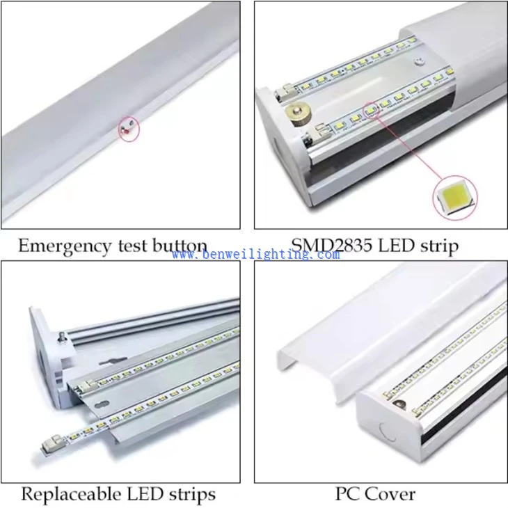 Led Batten Light 110-277V 12W 5900K